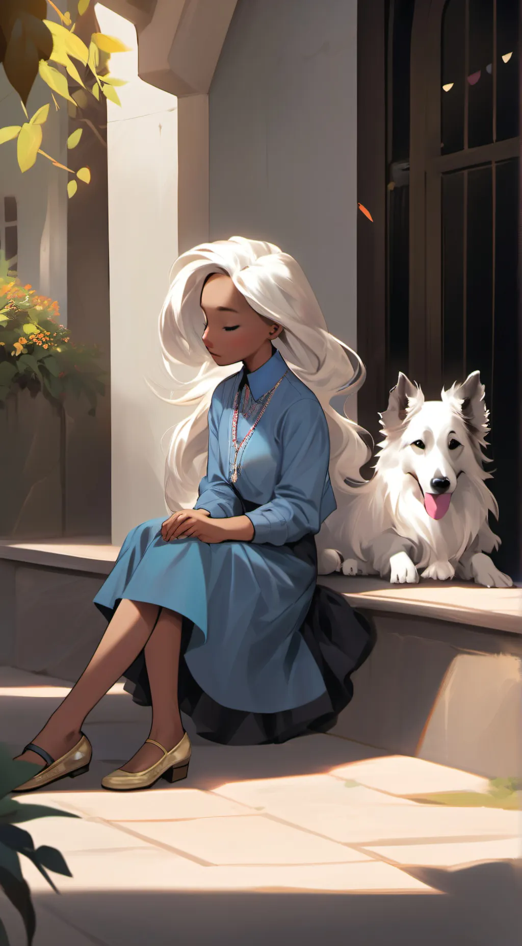 ai character: Amber   Smith  background