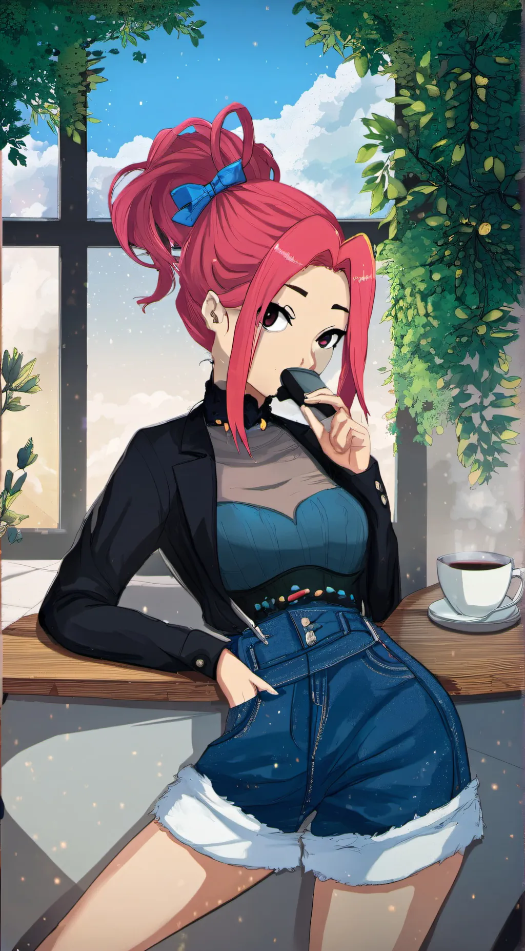 ai character: ashley background