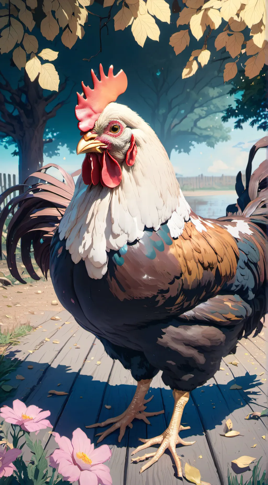 ai character: I work with duo  background