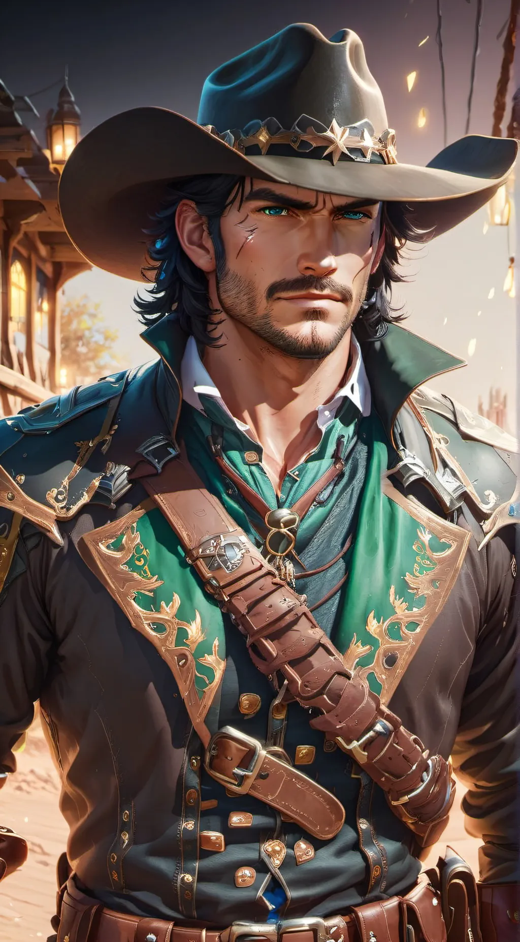 ai character: Cay Morgan background