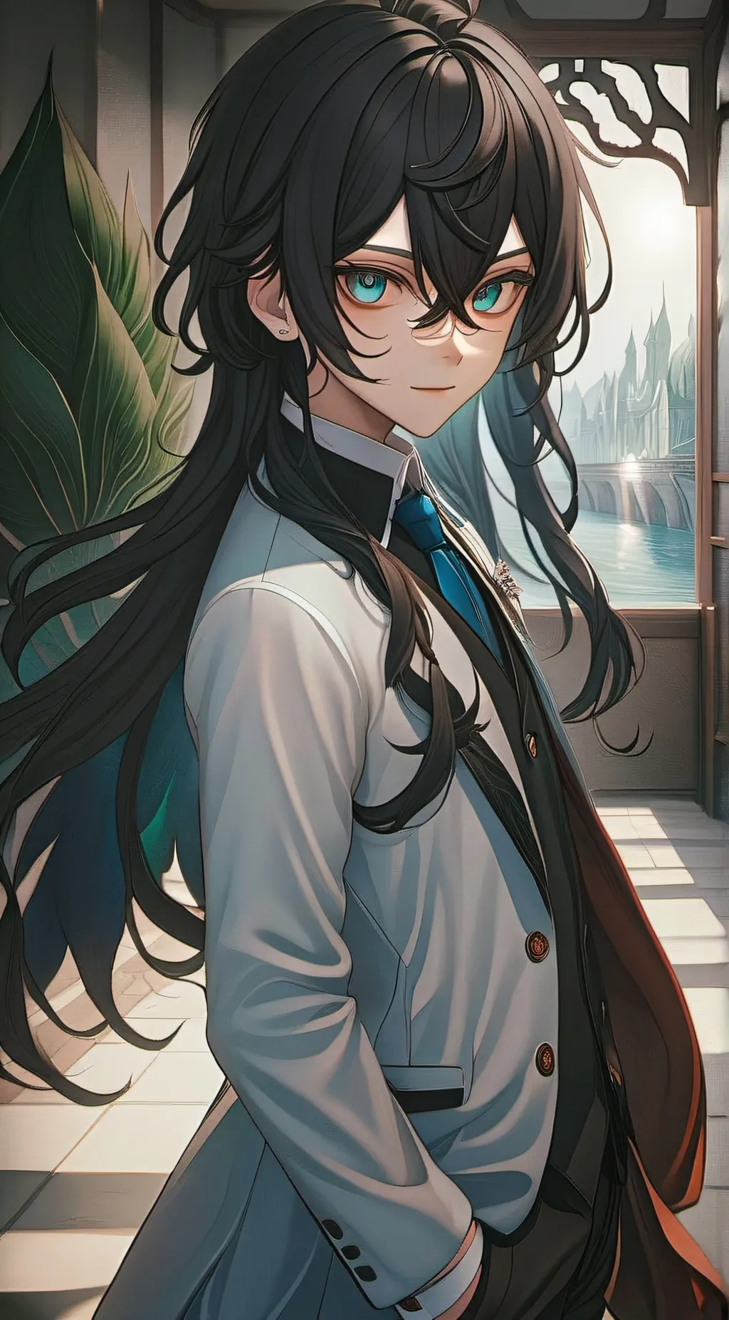 ai character: Muichiro Tokito background