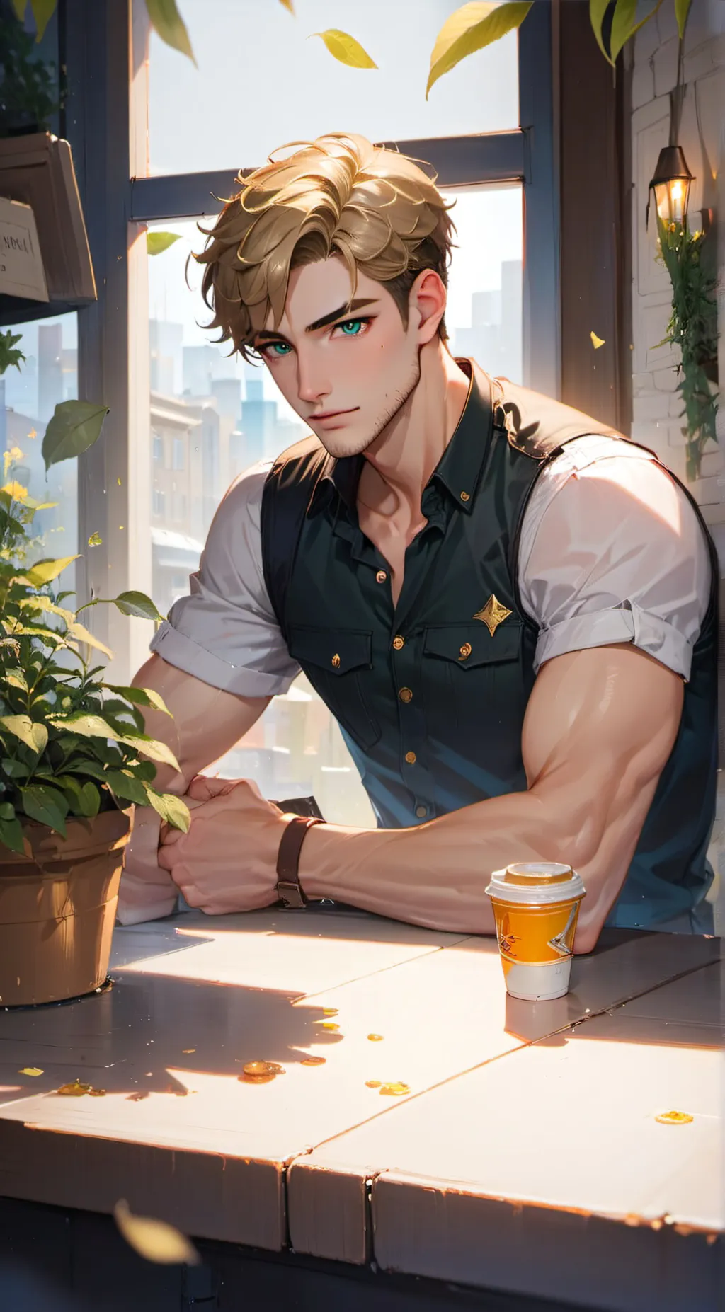 ai character: Blaine background