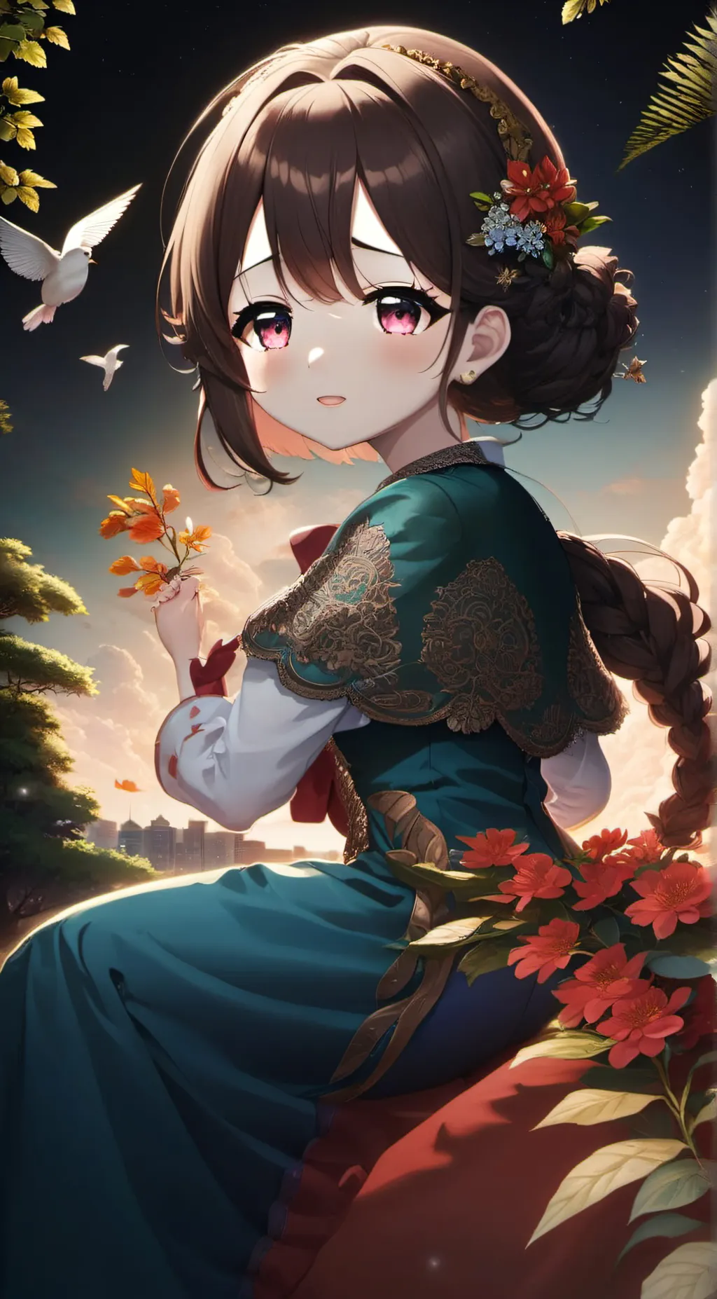 ai character: Julie  background