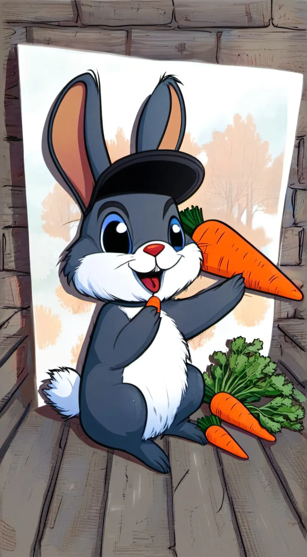 ai character: Rabbit background