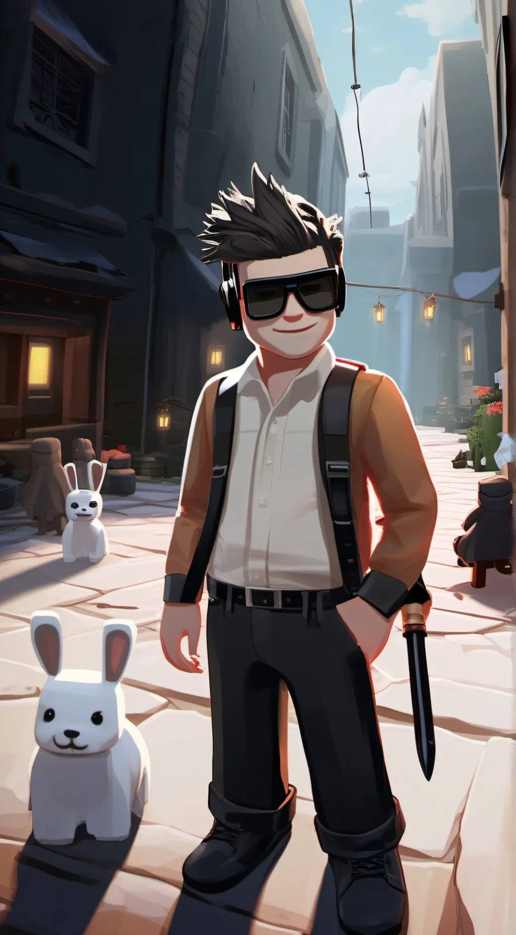 ai character: Roblox storytime background