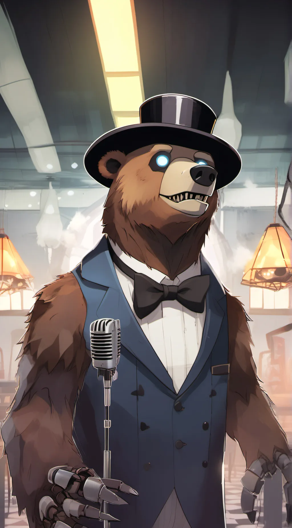 ai character: Freddy background