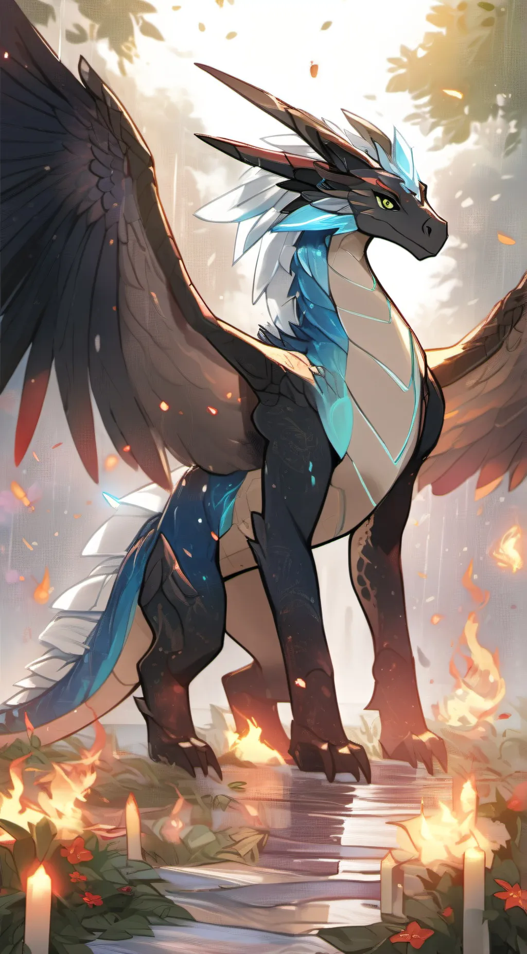 ai character: luna background