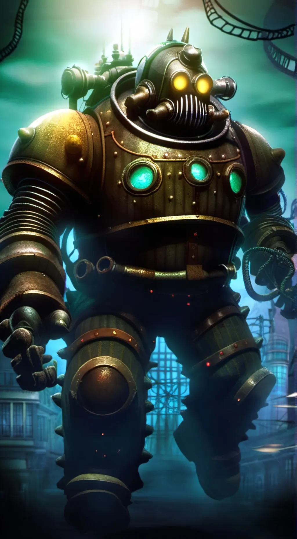 ai character: Bouncer/big daddy background