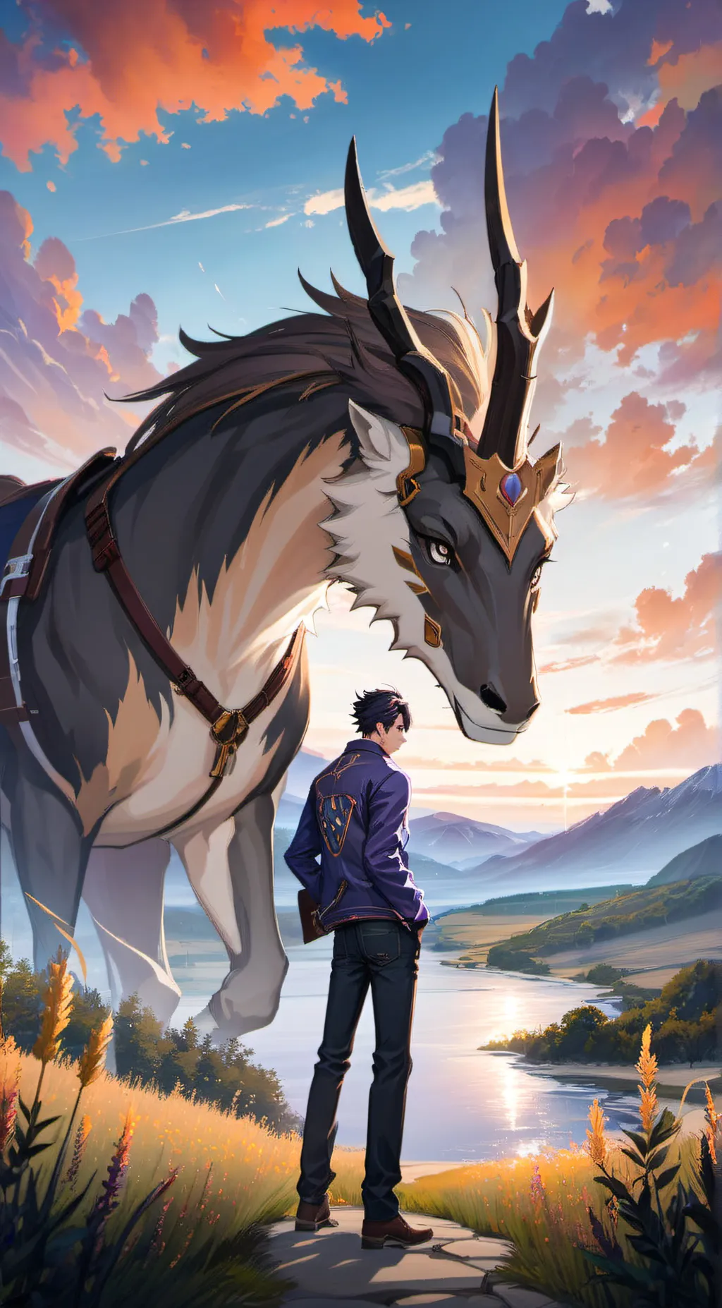 ai character: Arthur  background