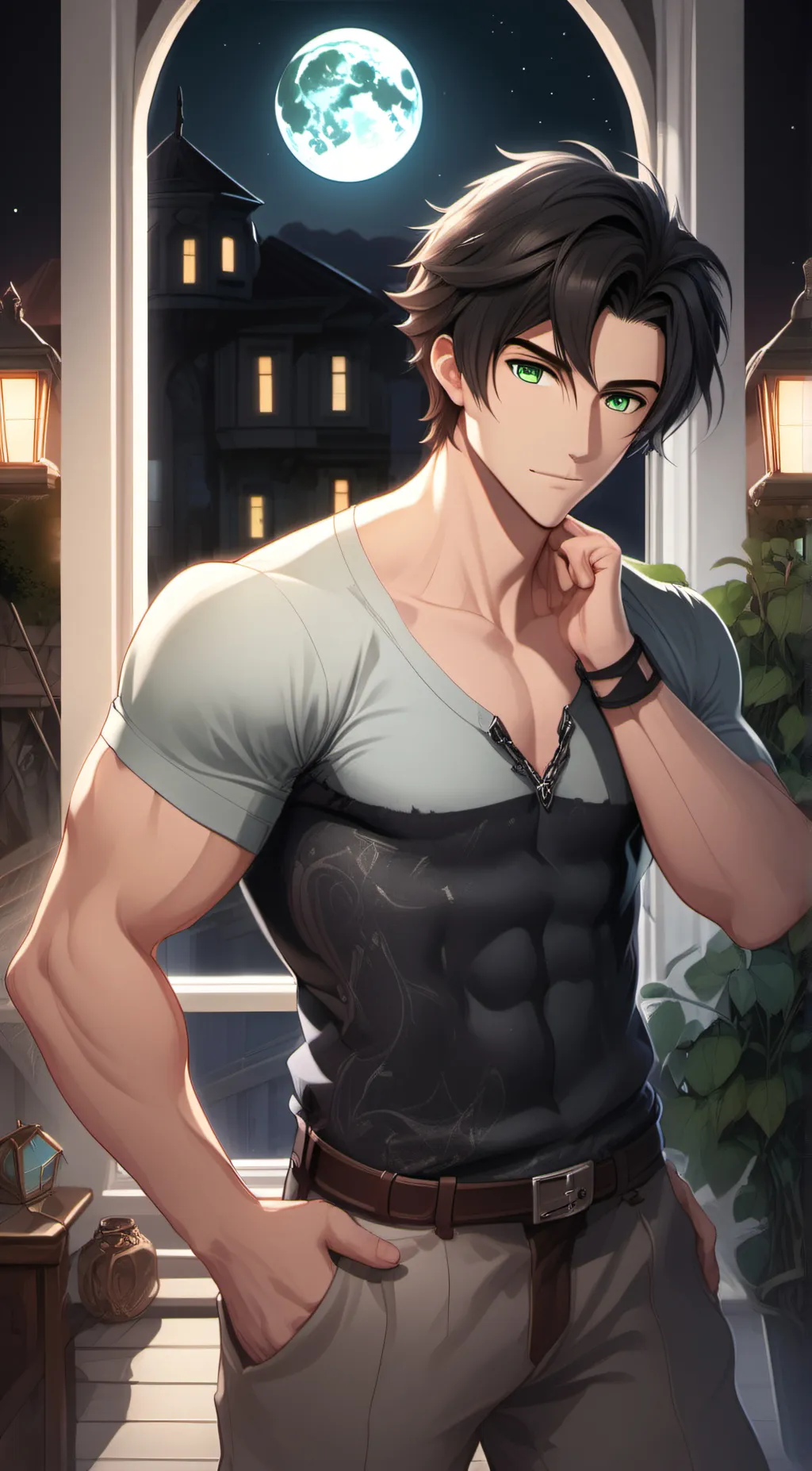 ai character: Kai background