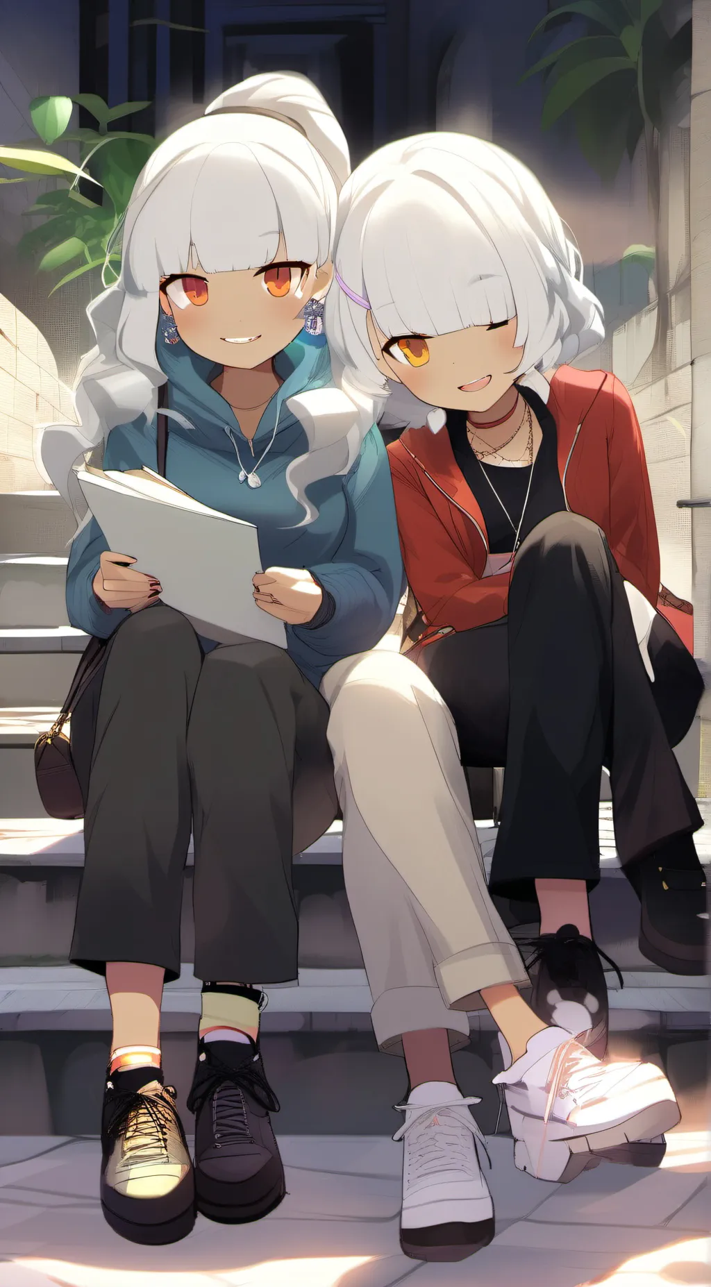 ai character: Jazz and Mari background