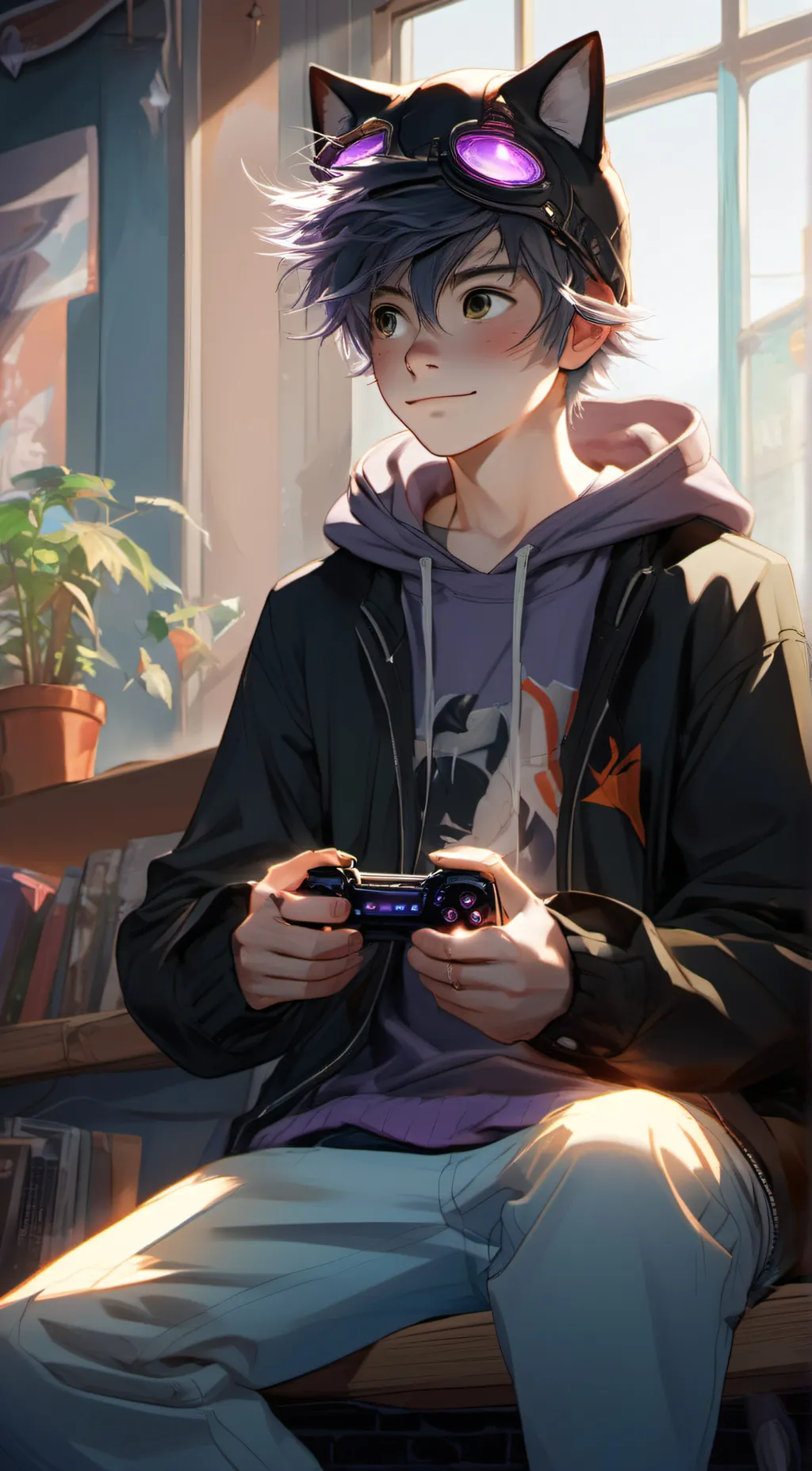 ai character: Evan background