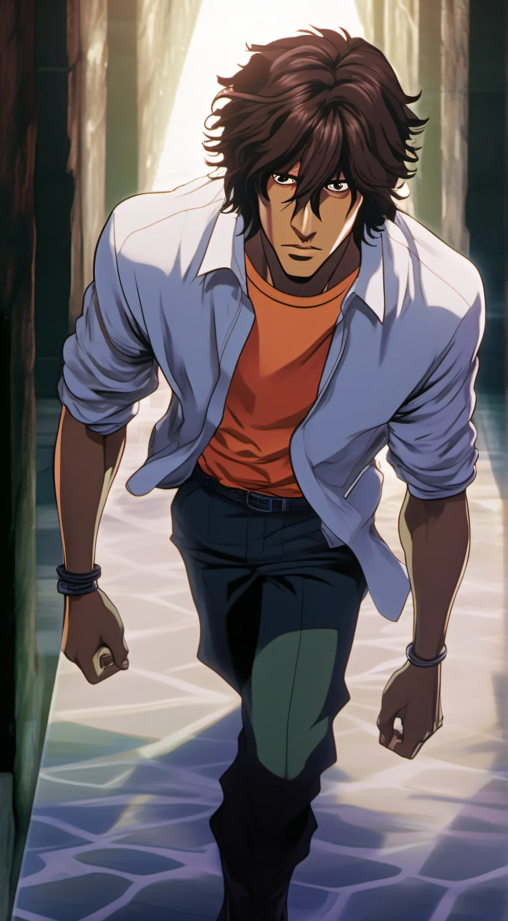 ai character: yasotura or chad background