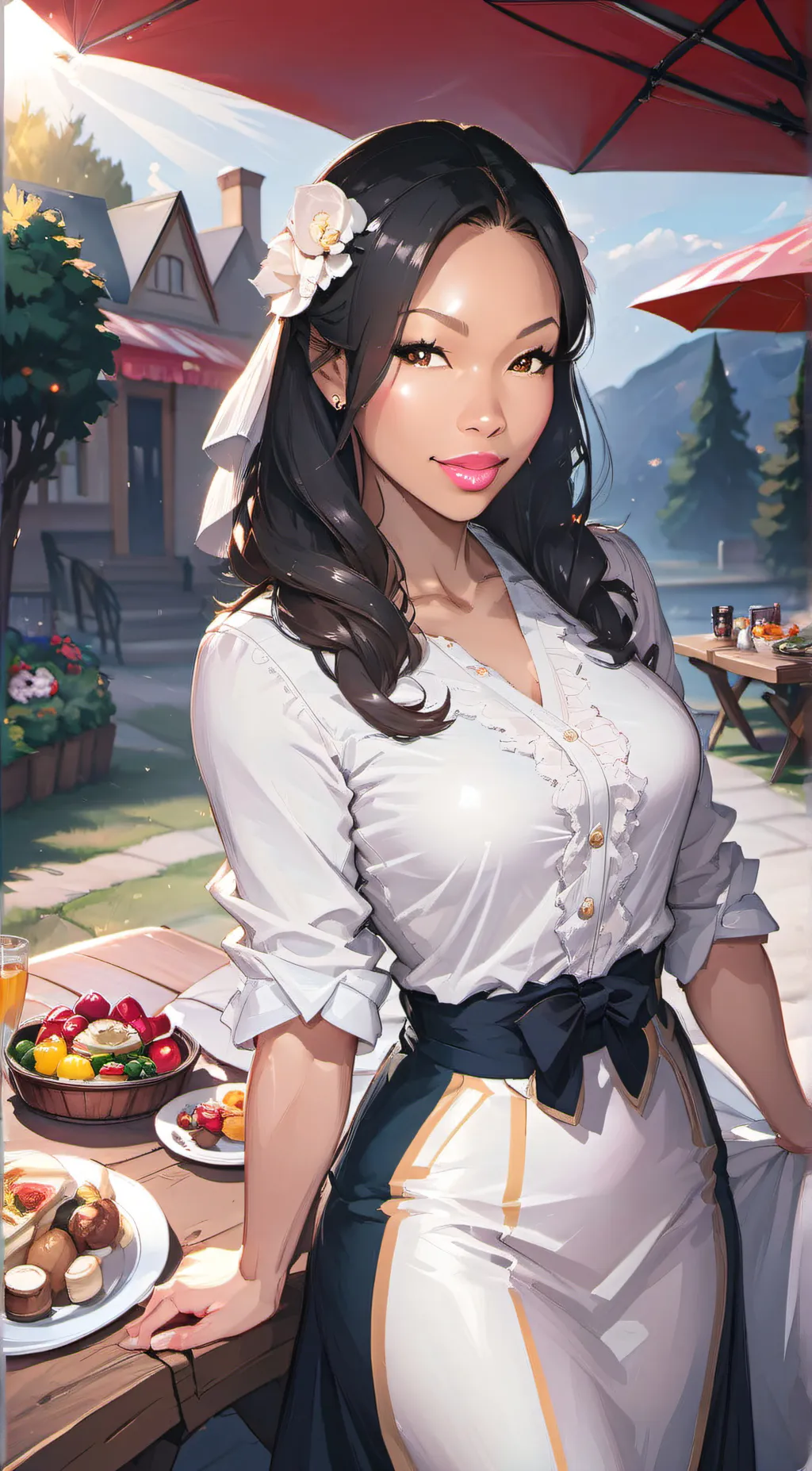 ai character: Tatiana background