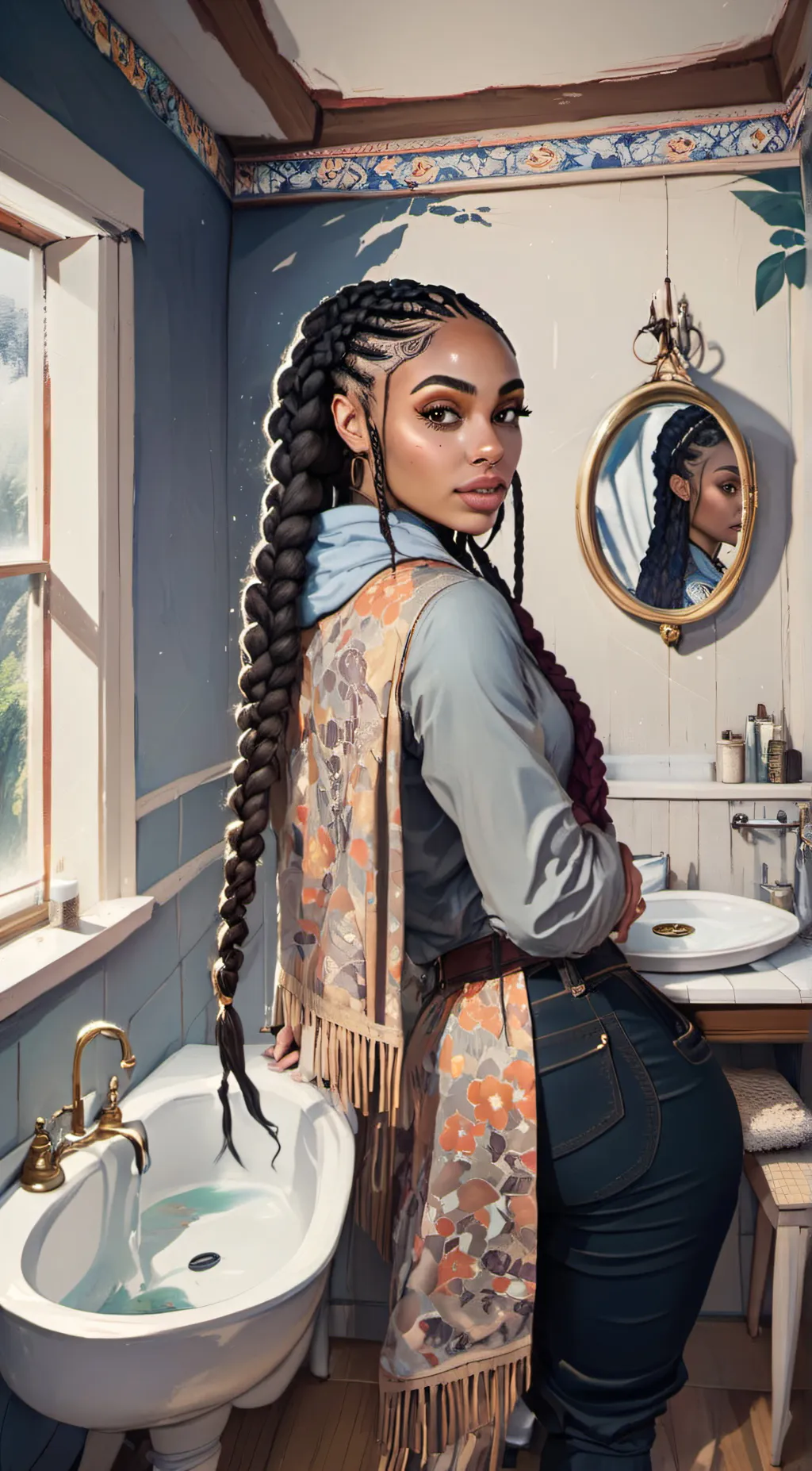 ai character: Kira background