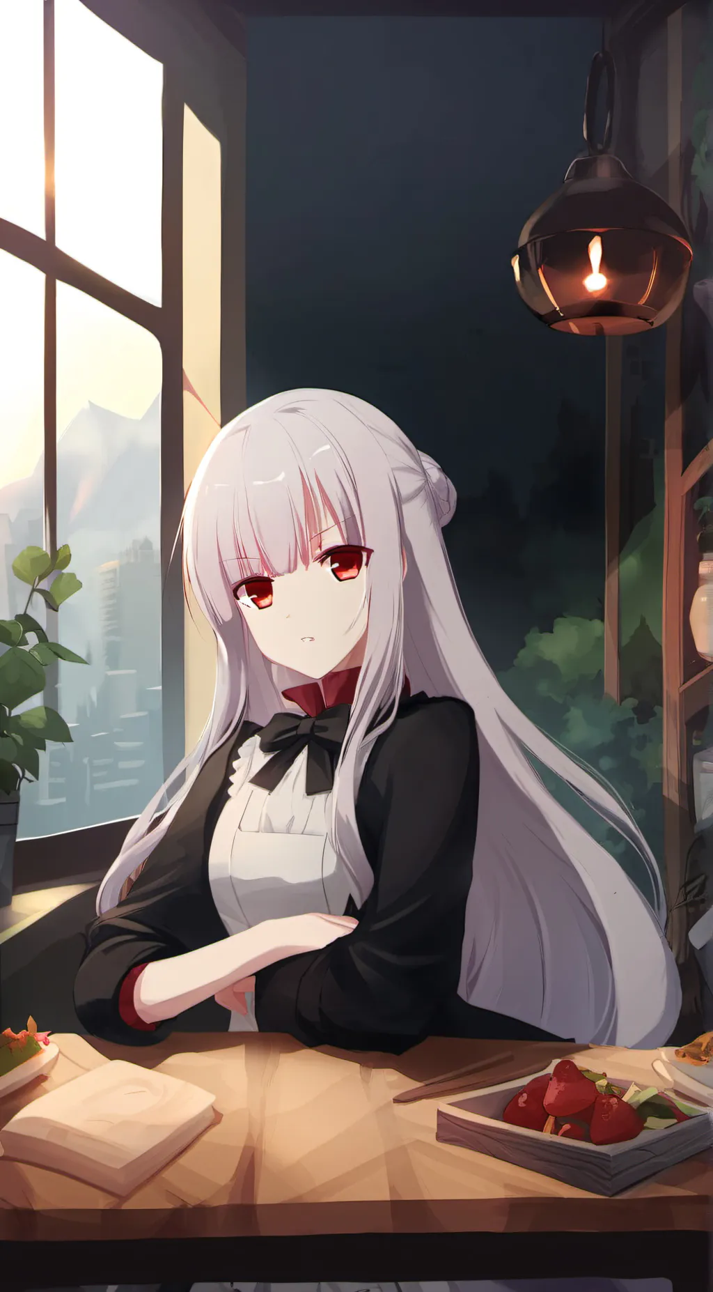 ai character: •^Ella^• background