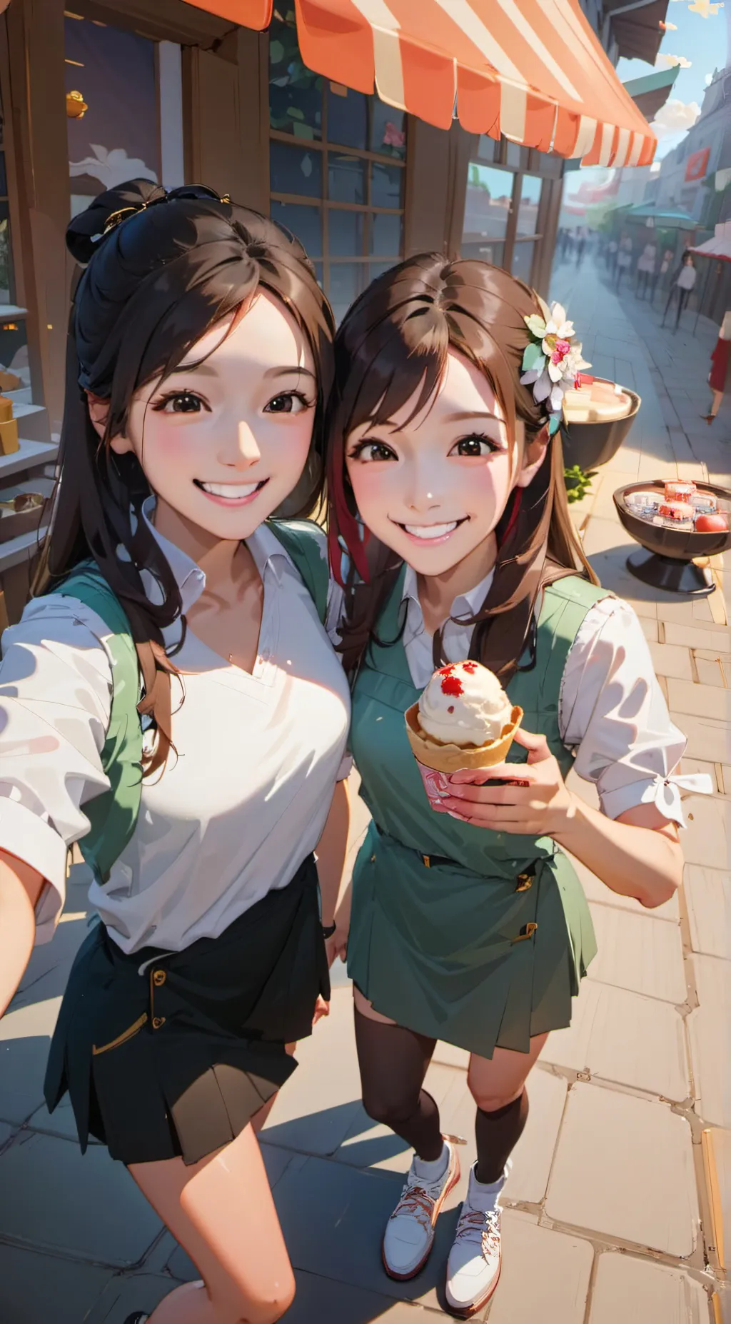 ai character: Chanchan&Chanxin background