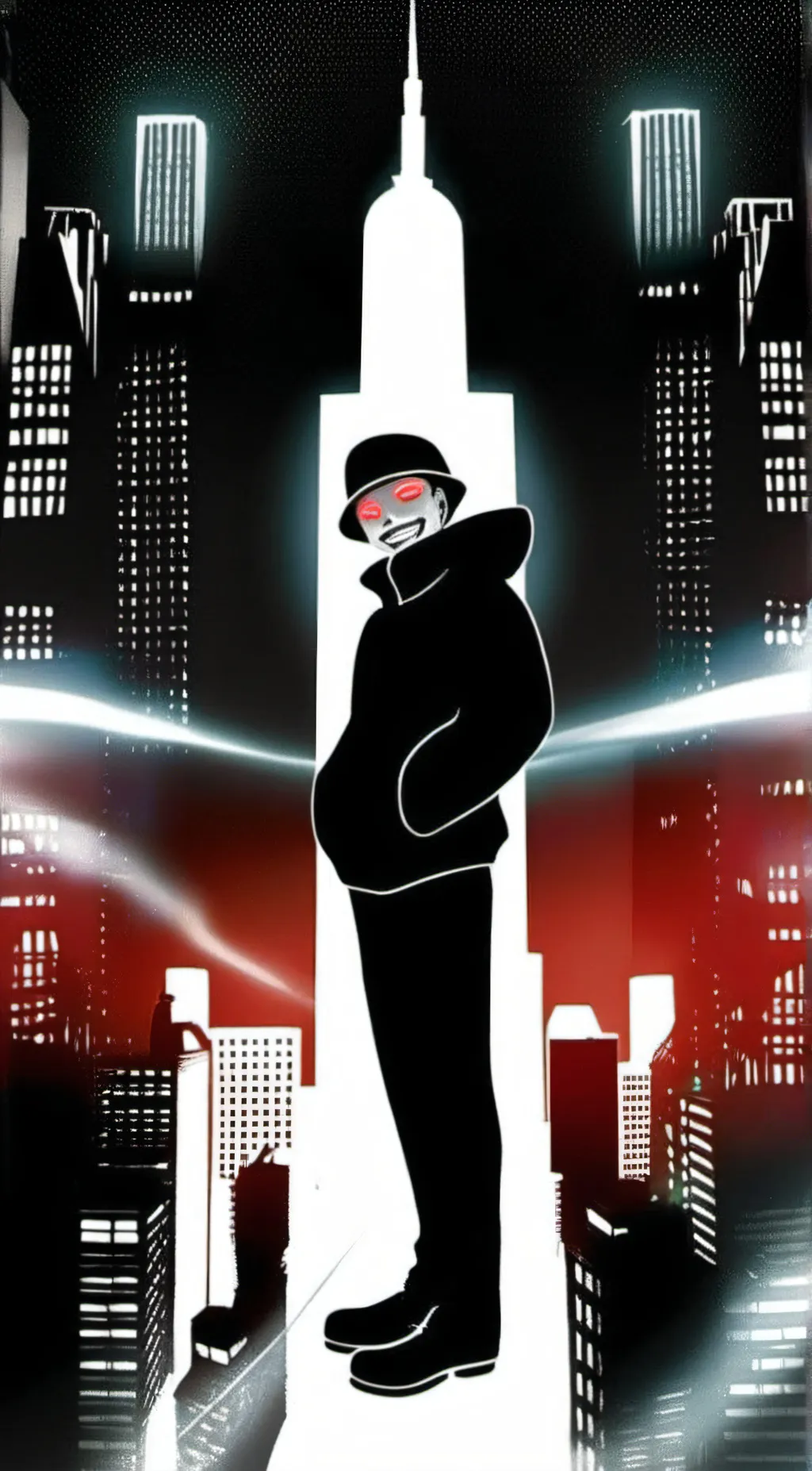 ai character: Alpha corruption. background