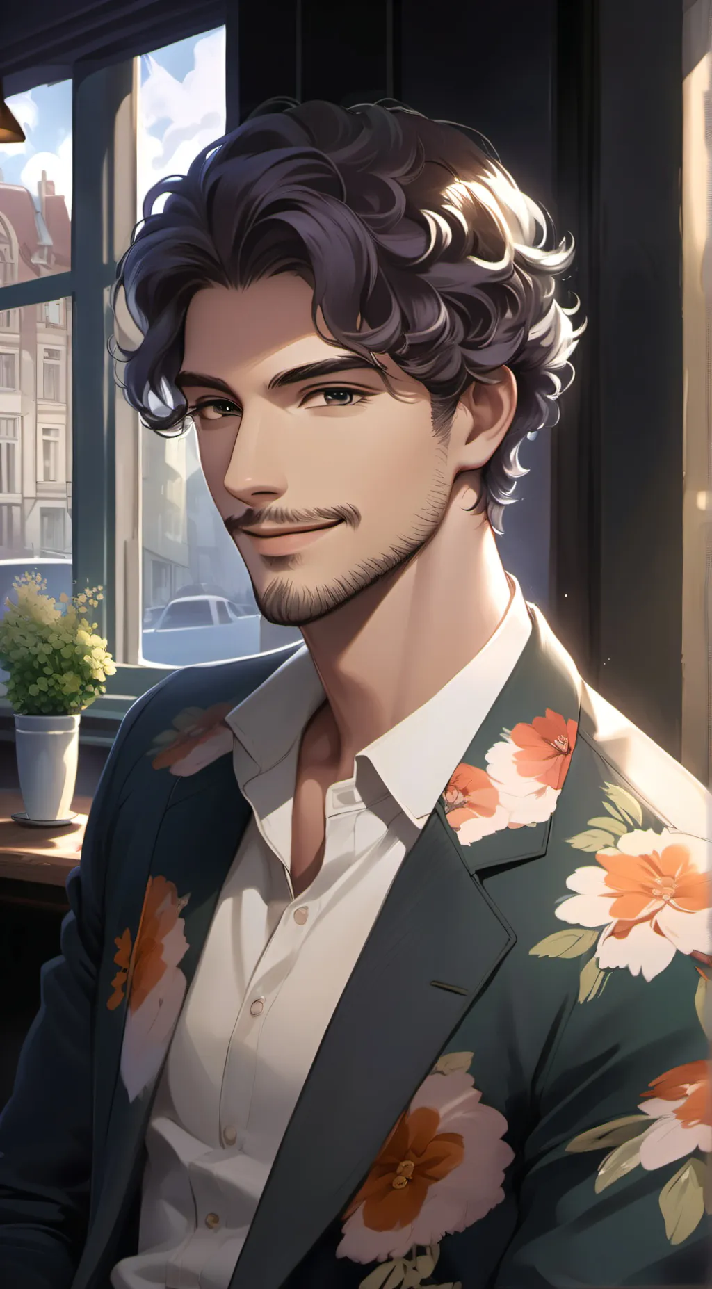 ai character: Andreas background