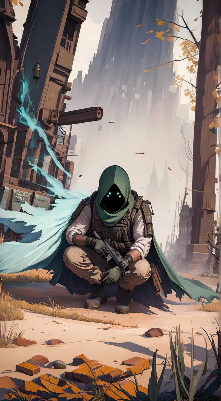 ai character: ghost call of duty background