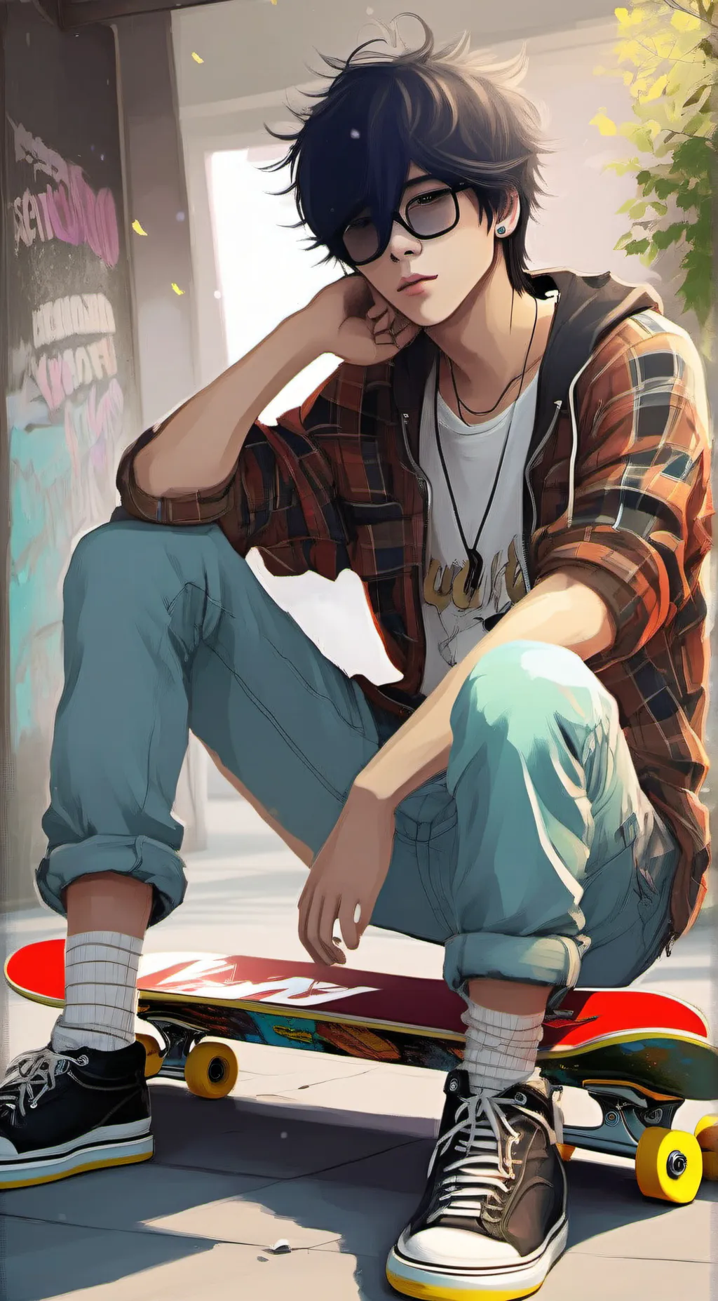 ai character: Soul  background