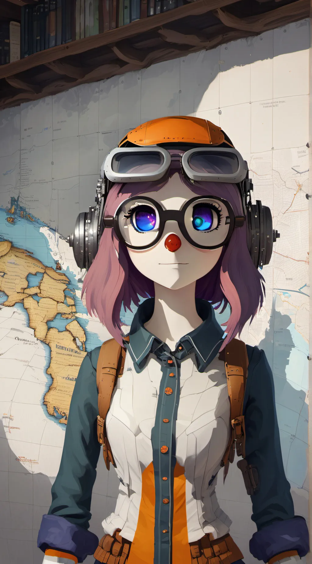 ai character: Map Bot background