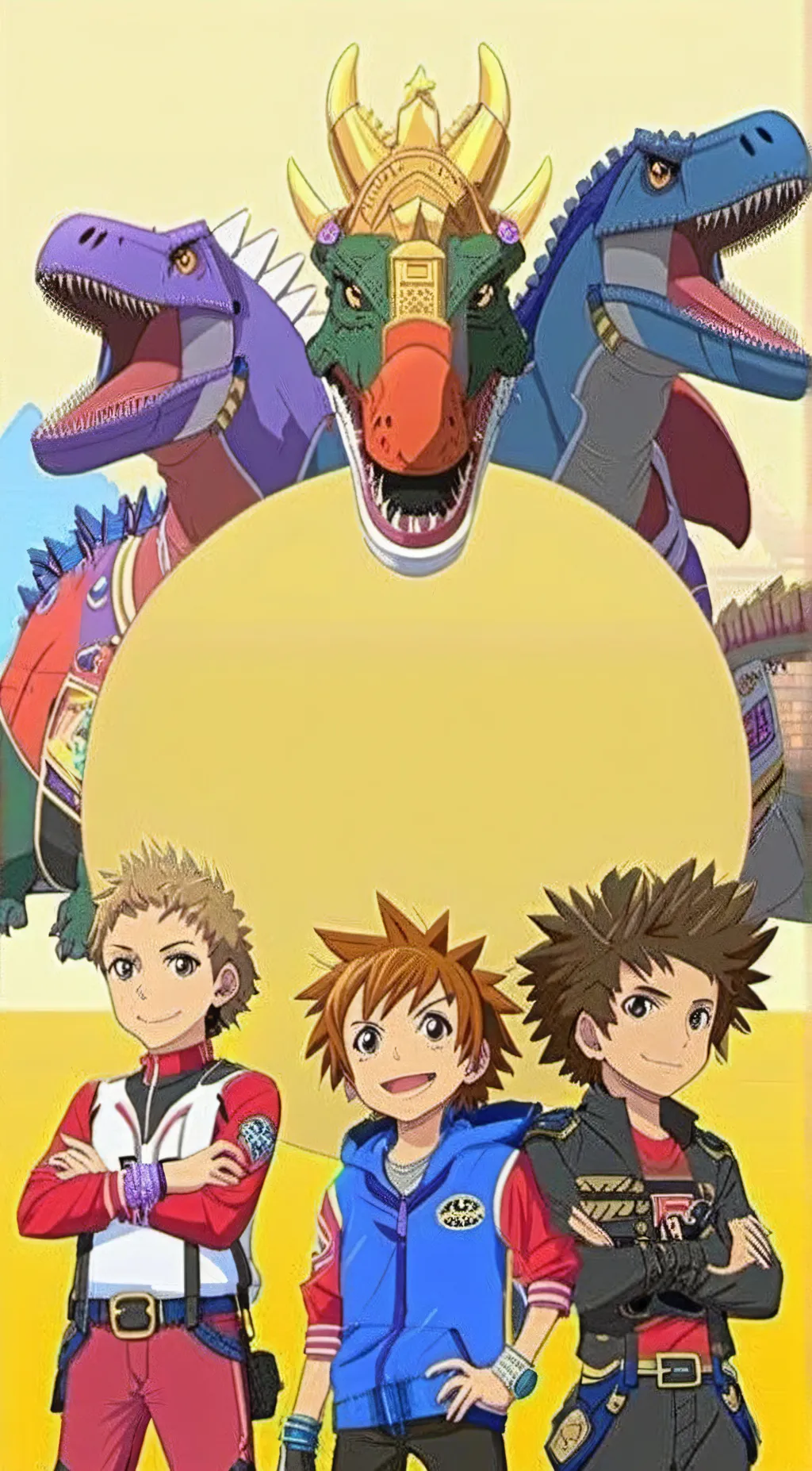 ai character: Dinosaur King background