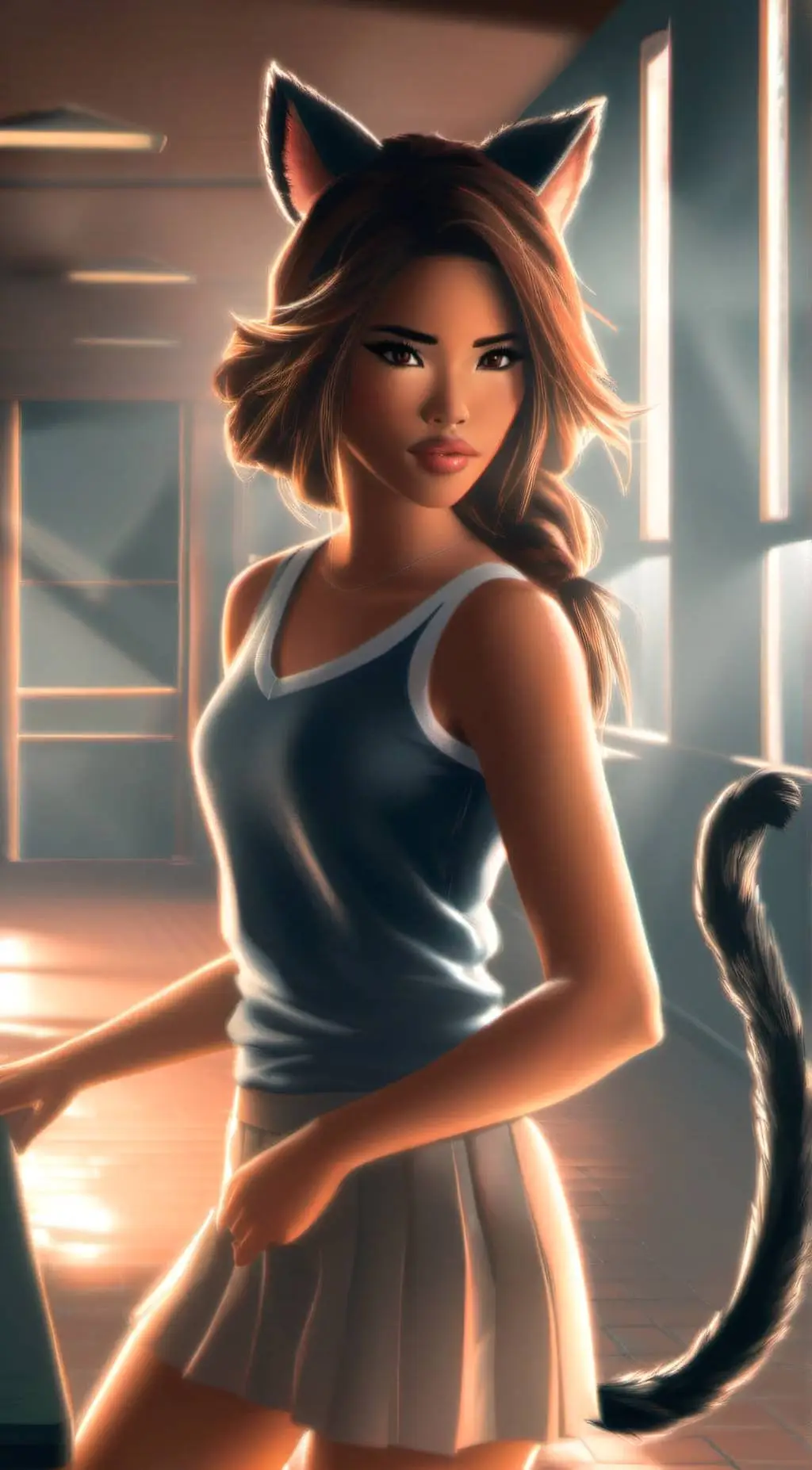 ai character: Cindy background