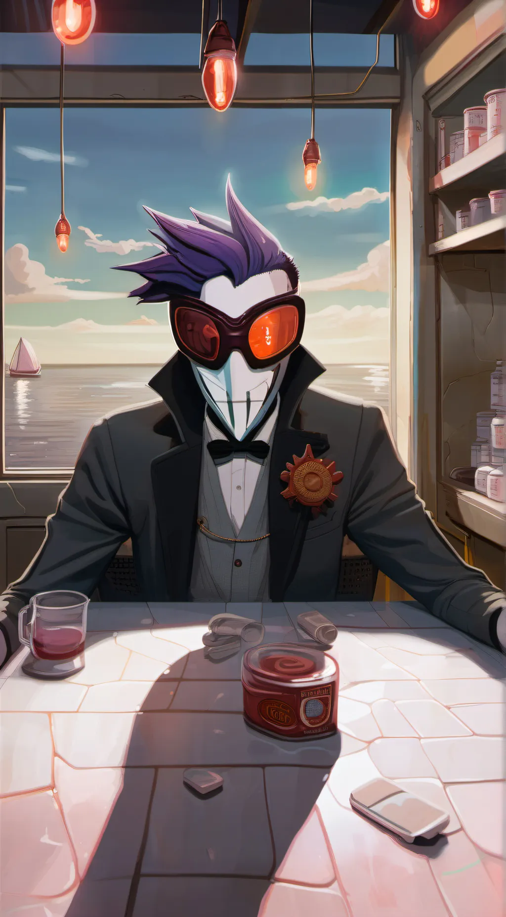 ai character: Spamtin G Spamtin background