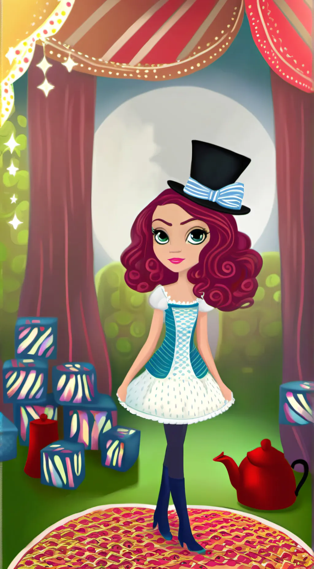 ai character: Maddie background