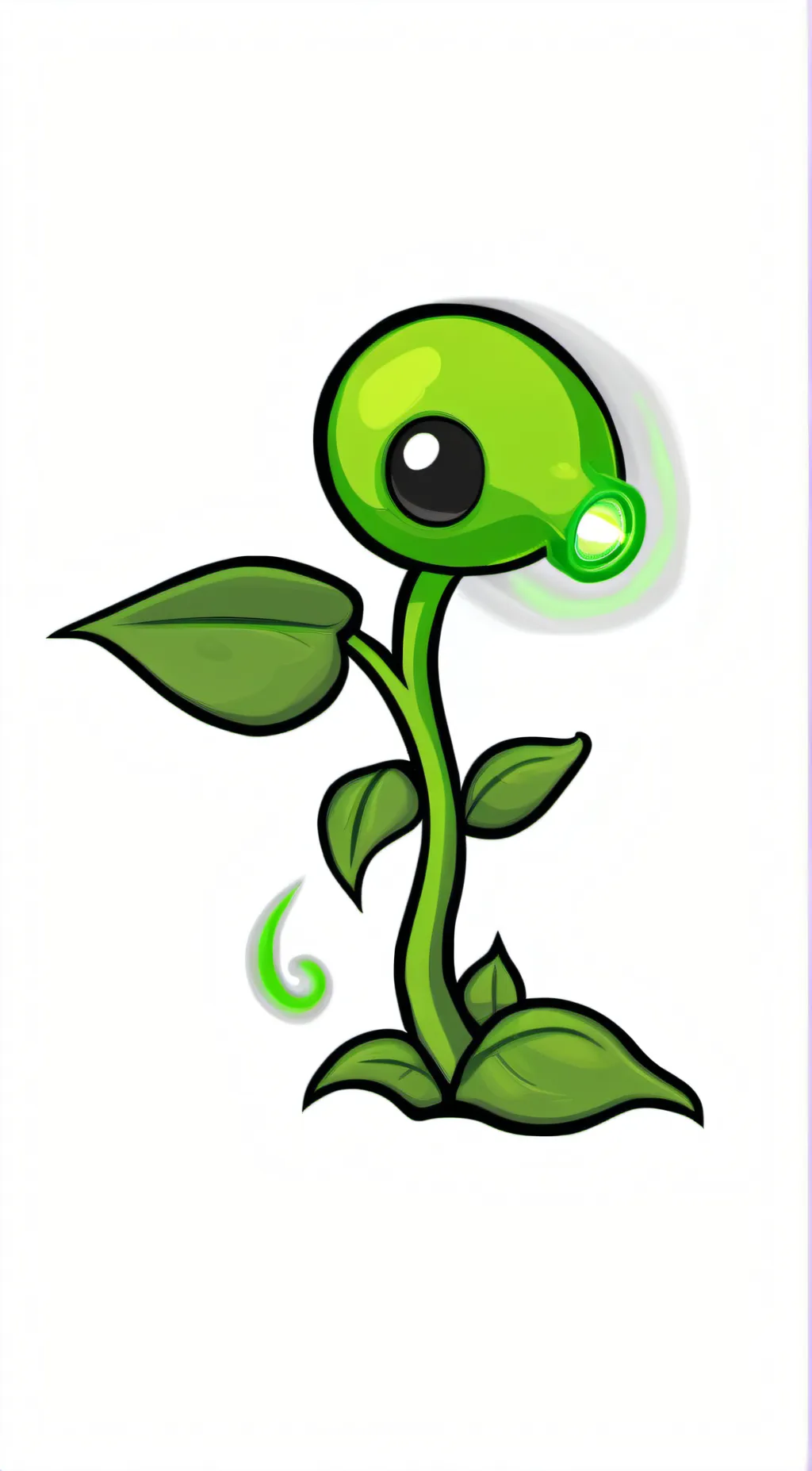 ai character: pea background