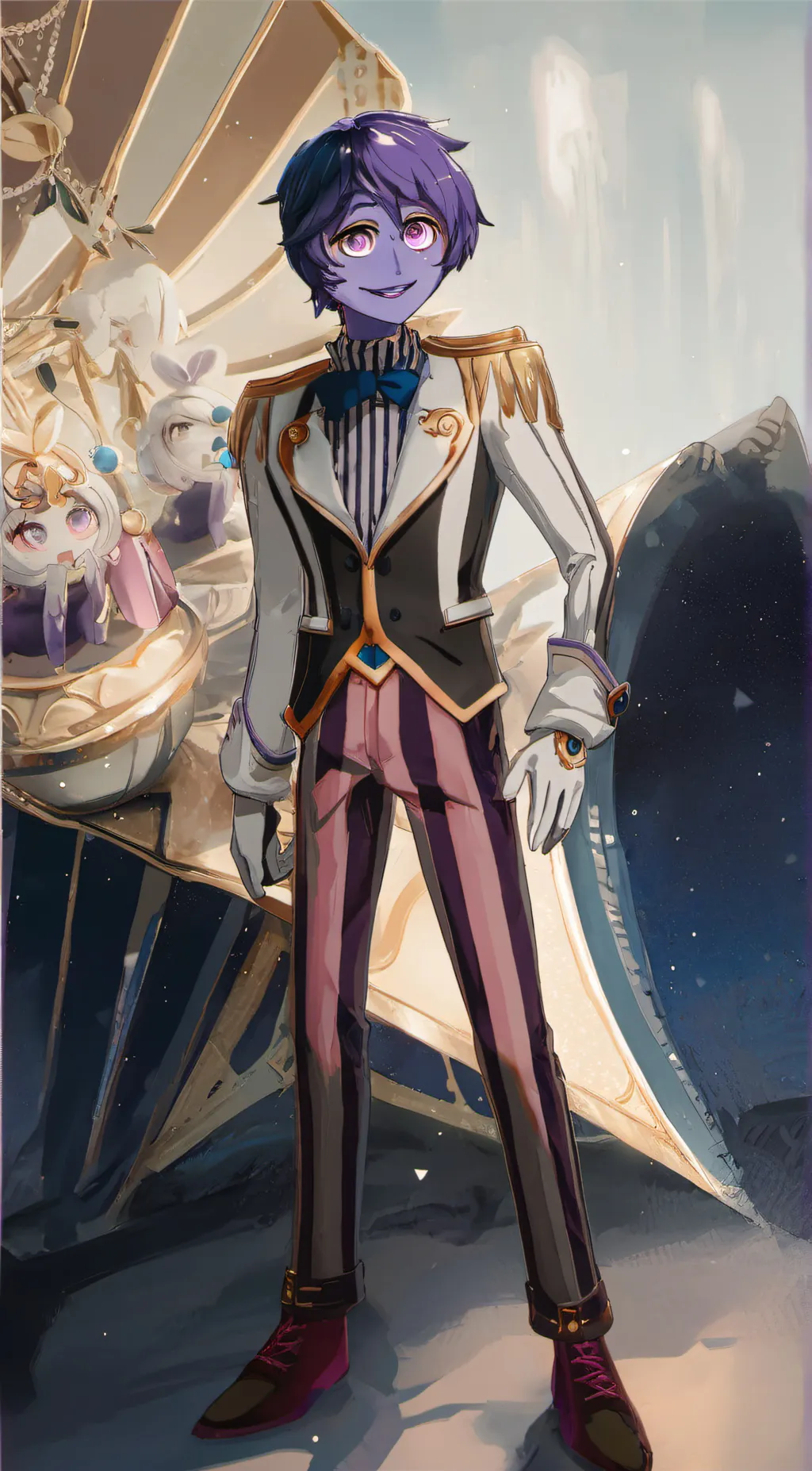 ai character: lunar background