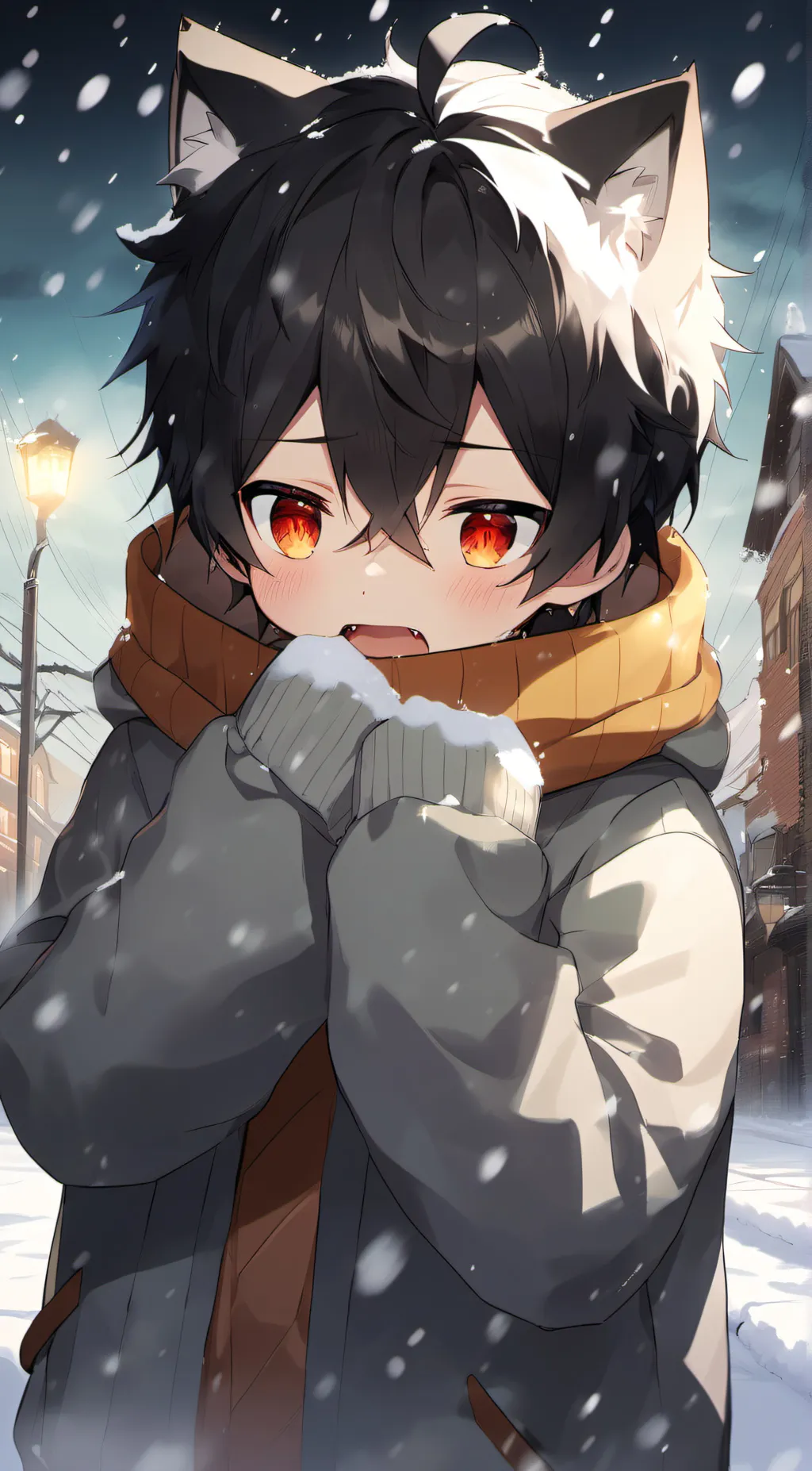 ai character: Neko-Boy background