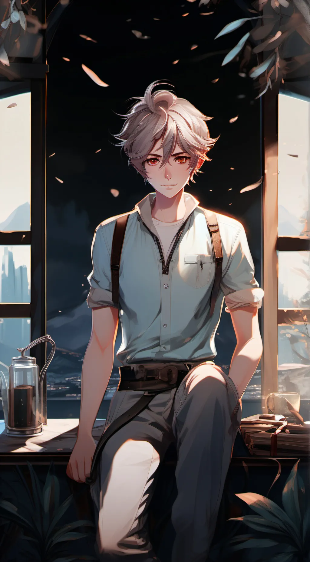 ai character: Eric Philips  background