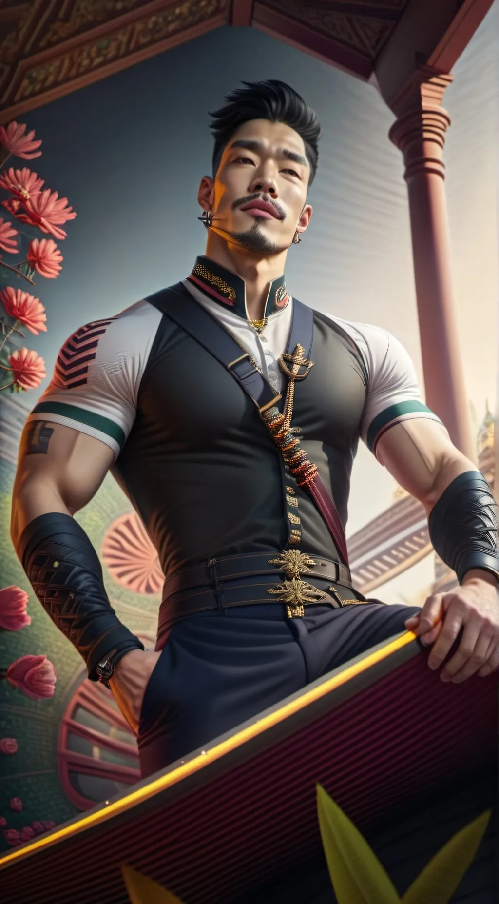 ai character: Yuze Cheung background