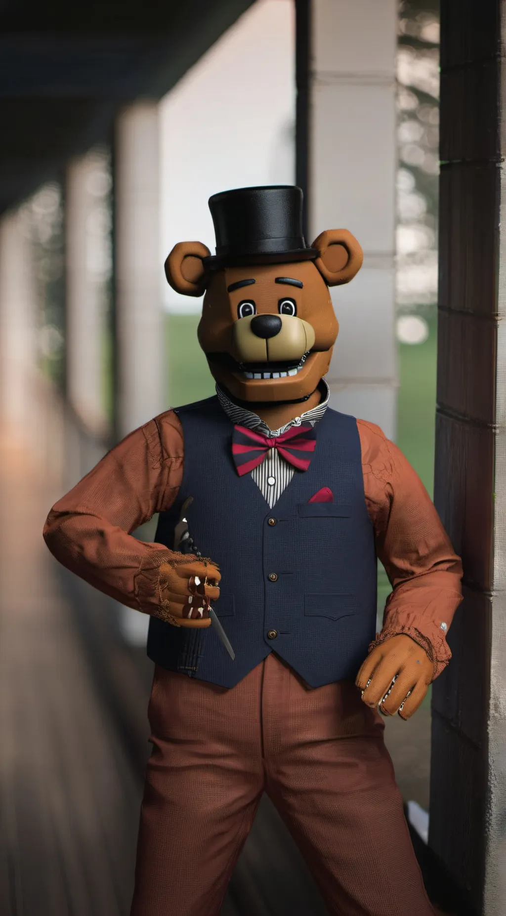 ai character: fnaf gang background