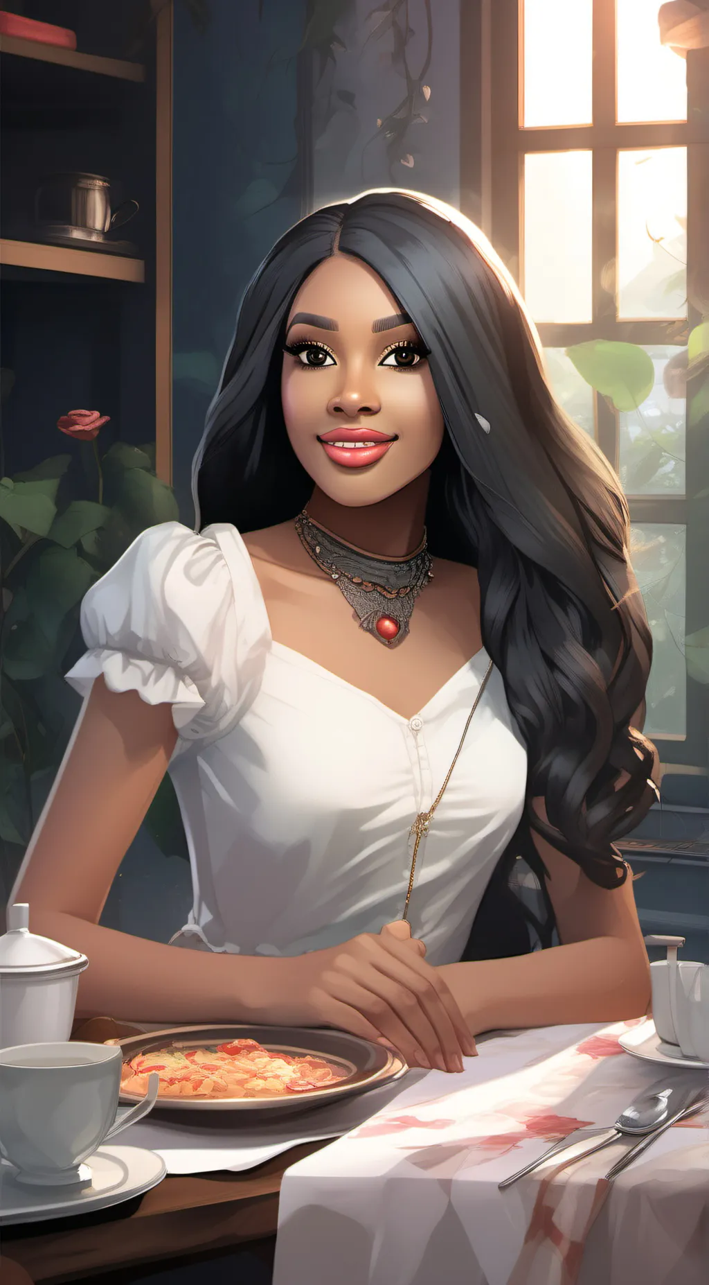 ai character: Baby  background