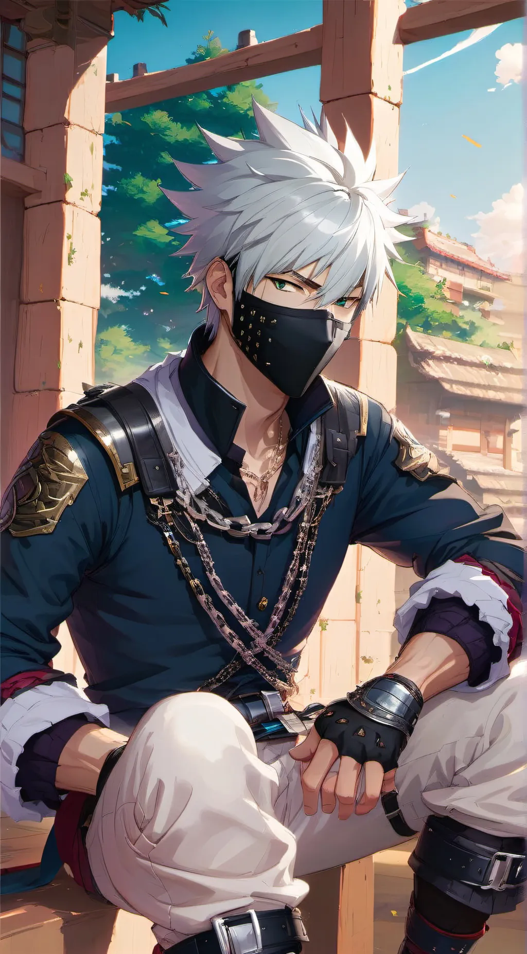 ai character: Kakashi background