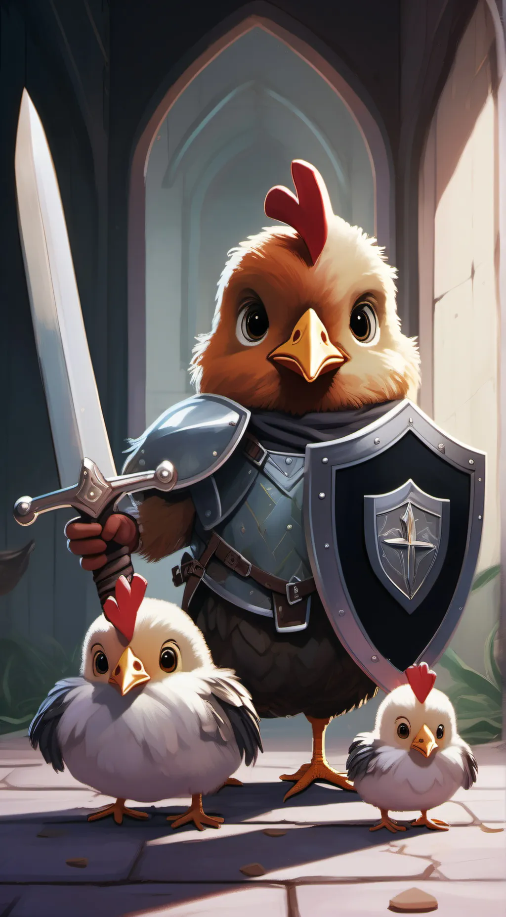 ai character: protective mr ch background