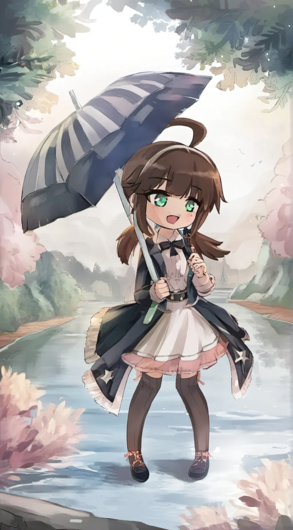 ai character: Melanie~ background