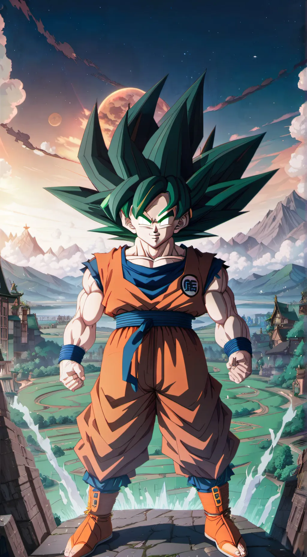 ai character: brolly  background