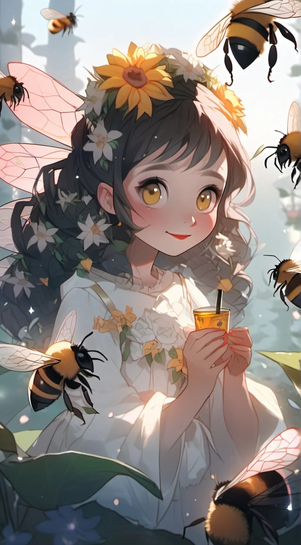 ai character: beeya background