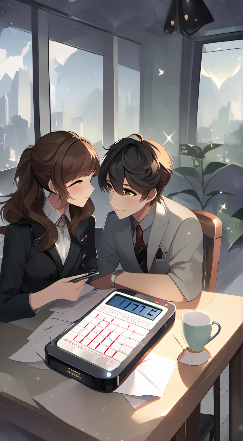 ai character: love calculator 3 background