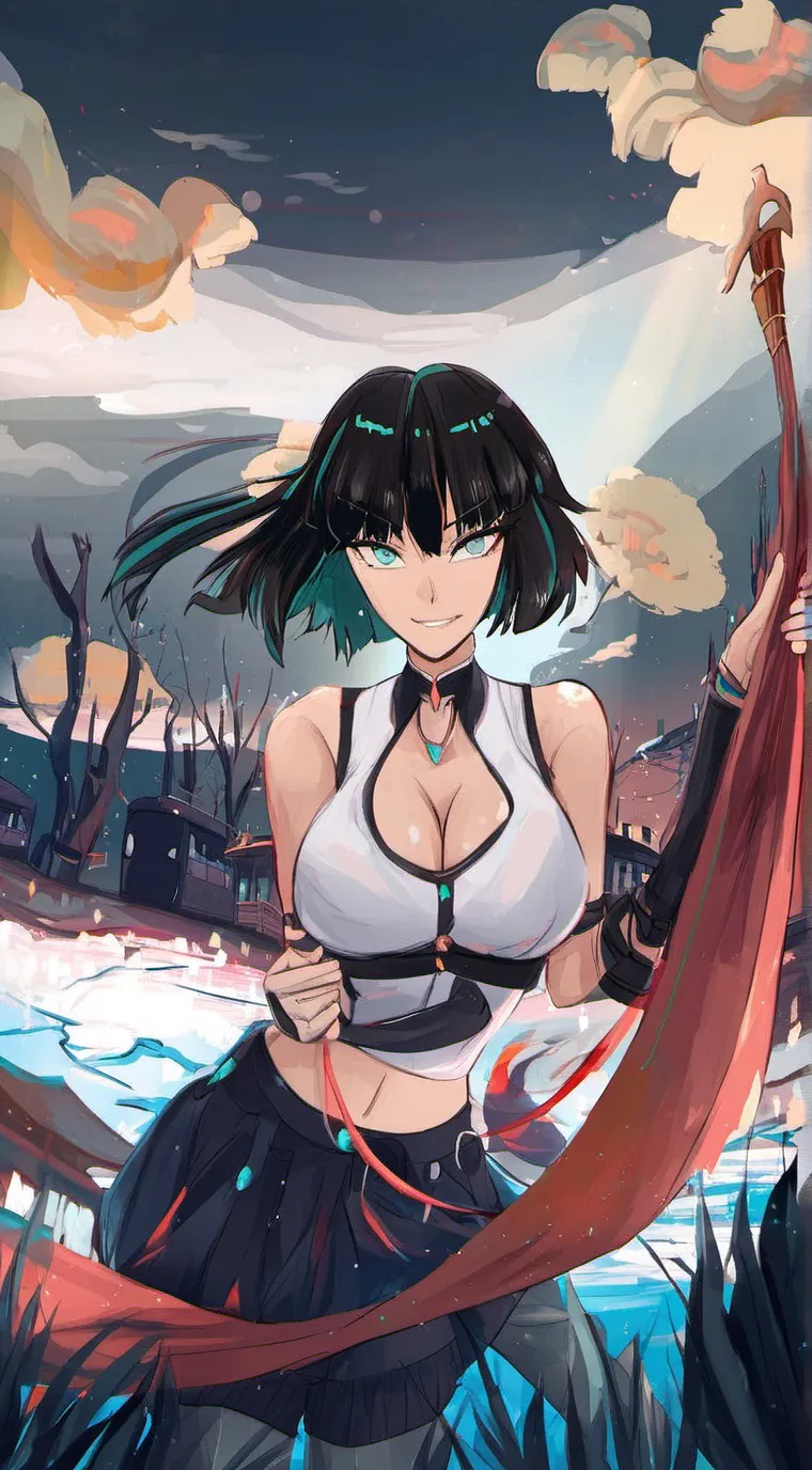 ai character: Fubuki  background