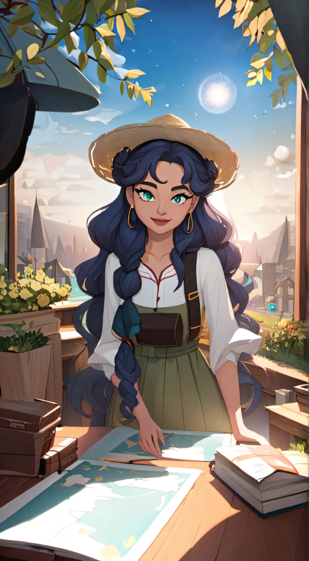 ai character: Anna background