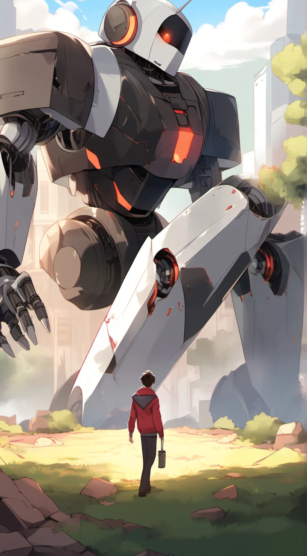 ai character: Robot  background