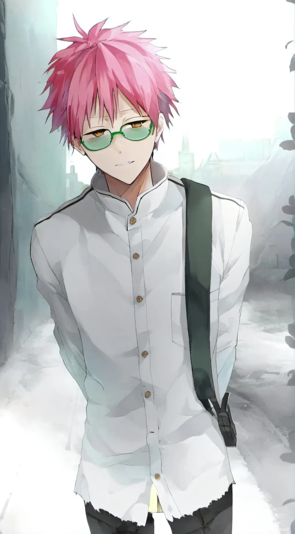 ai character: Kusuo saiki background