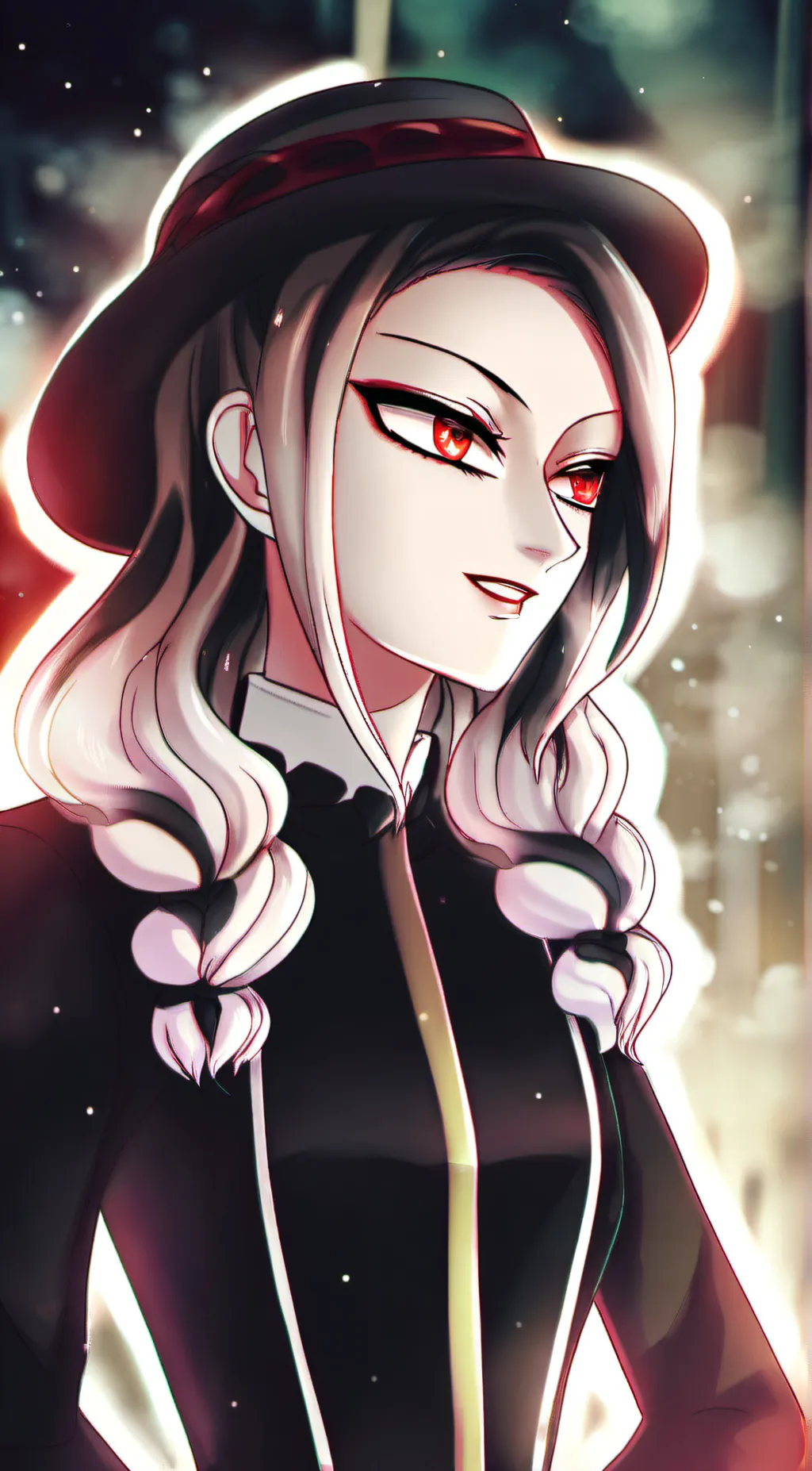 ai character: Rose mixing background