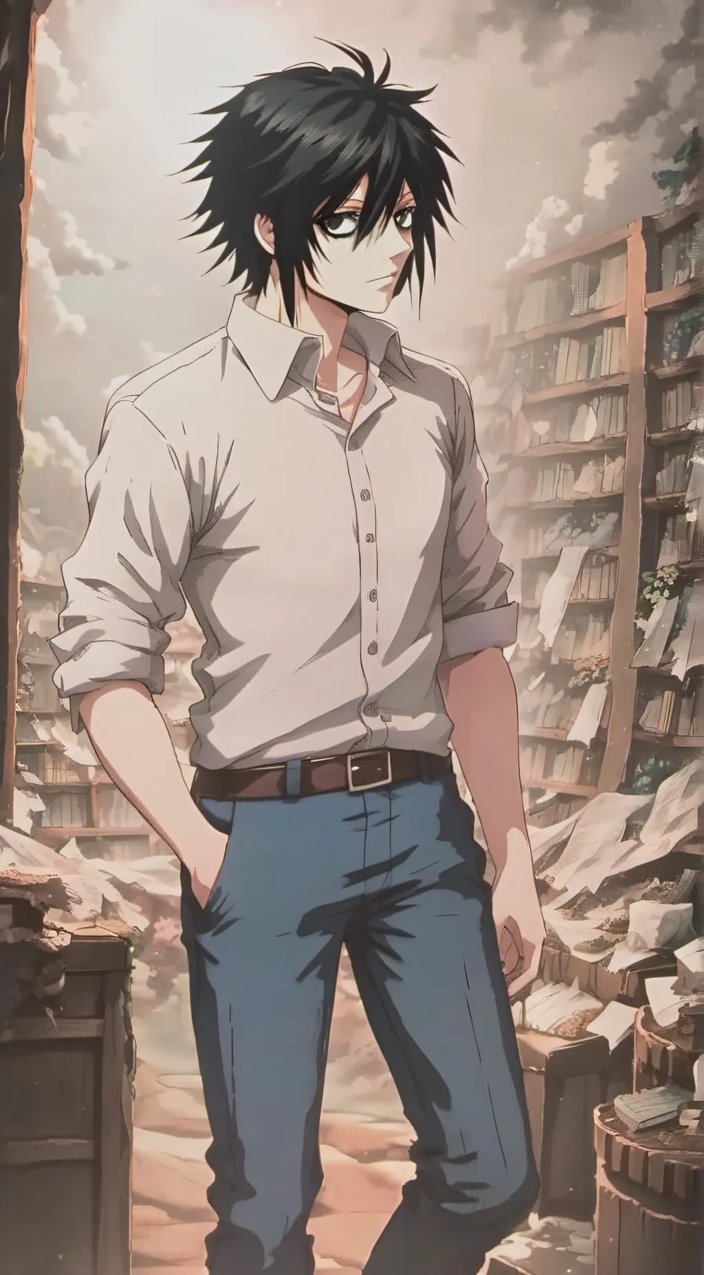 ai character: L Lawliet background