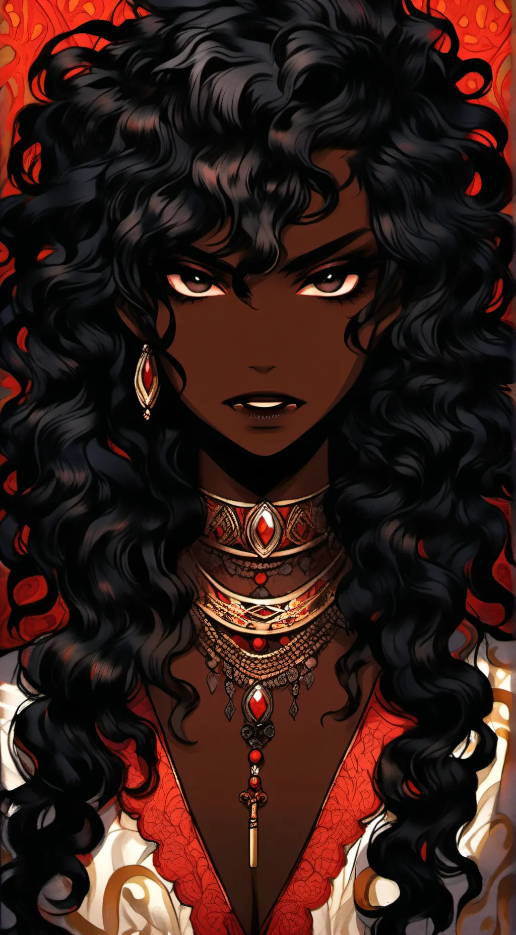 ai character: Selene background